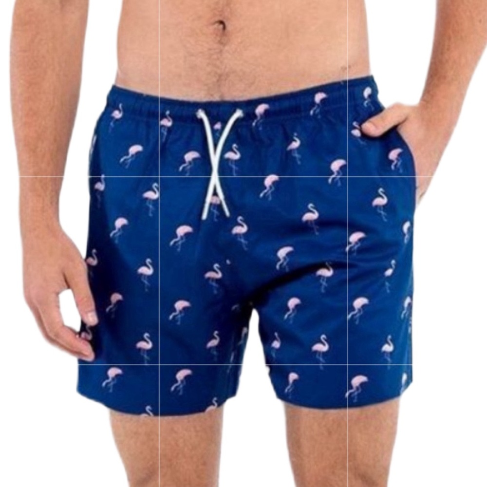 NWOT: BERMIES MIAMI 5.5” INSEAM SWIM TRUNKS